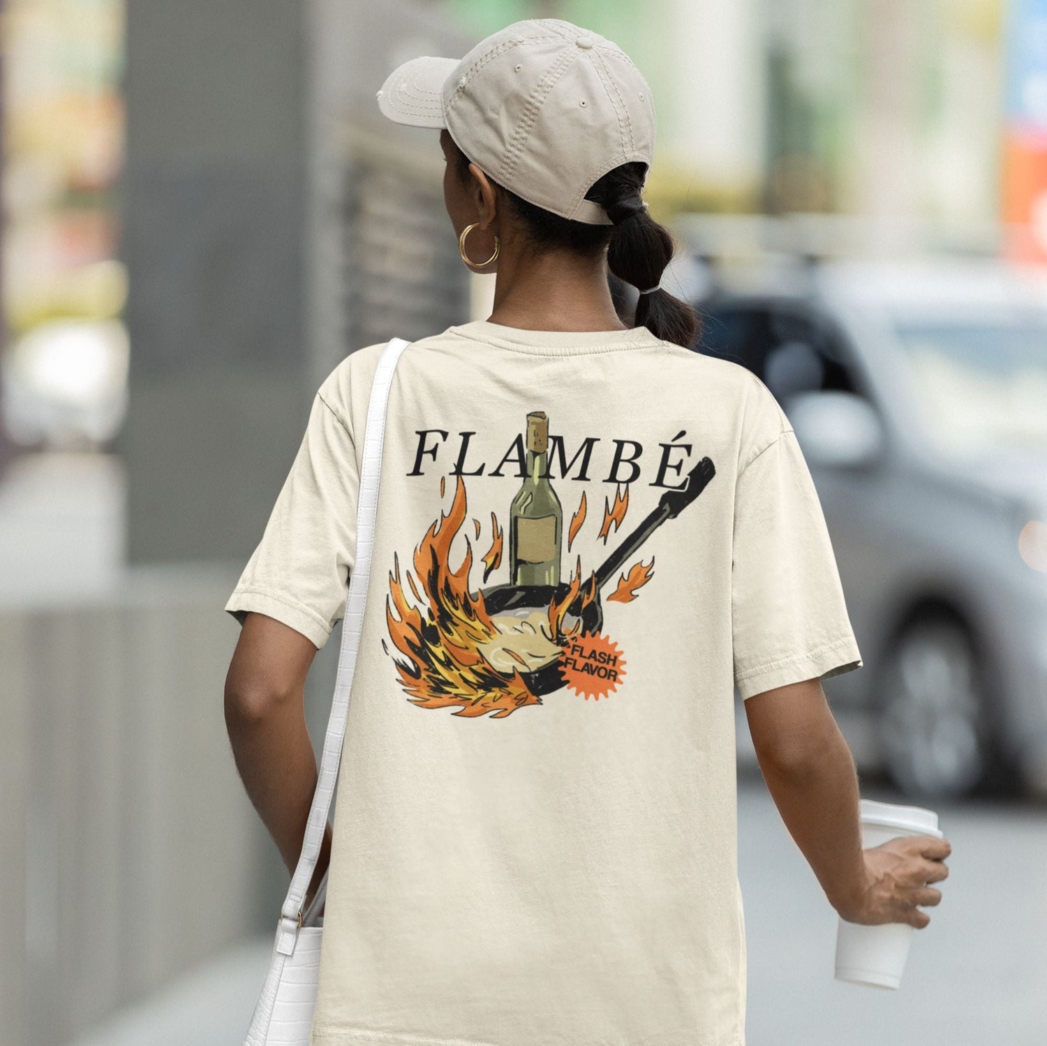 Flambé Technique - Unisex Heavyweight T-shirt-T-Shirt-gift ideas for foodies-Knife Shift