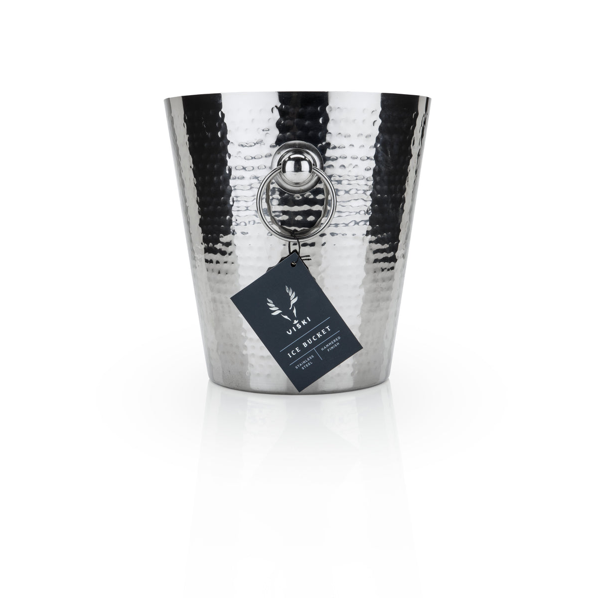 Irving Stainless Steel Hammered Ice Bucket - Knife Shift