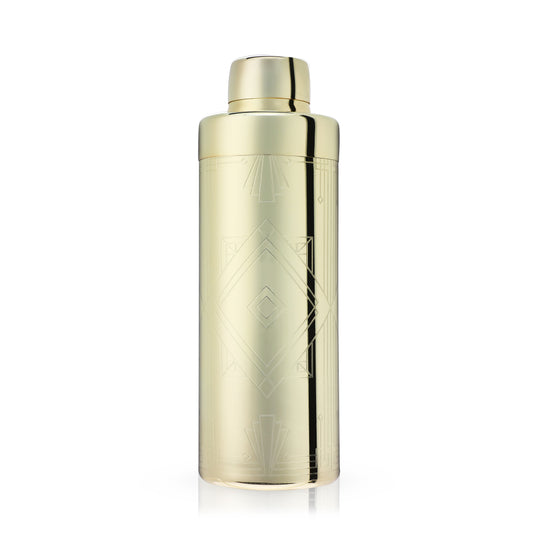 Art Deco Cocktail Shaker in Gold - Knife Shift