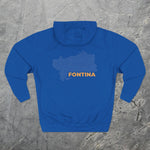 Fontina Cheese Map - Midweight Hoodie-Hoodie-gift ideas for foodies-Knife Shift