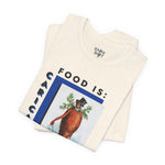 Food is: Caricature | Unisex T-Shirt - Dapper Gentleman Carrot-T-Shirt-gift ideas for foodies-Knife Shift