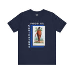 Food is: Caricature | Unisex T-Shirt - Dapper Gentleman Carrot-T-Shirt-gift ideas for foodies-Knife Shift