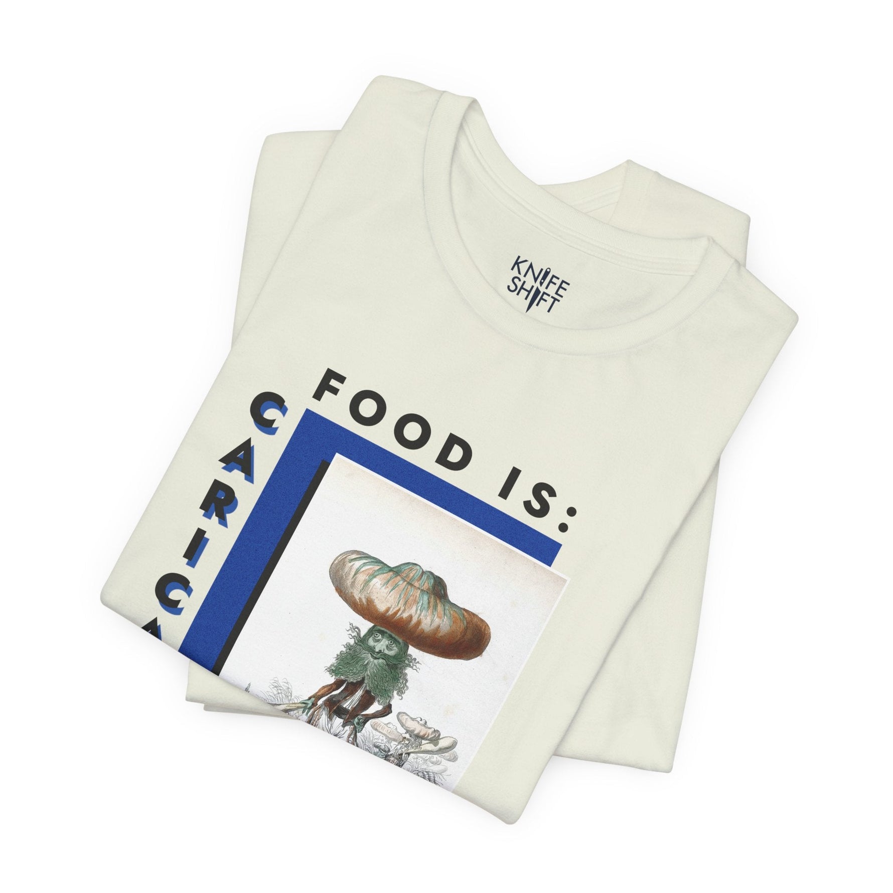 Food is: Caricature | Unisex T-Shirt - Gourd Costume-T-Shirt-gift ideas for foodies-Knife Shift