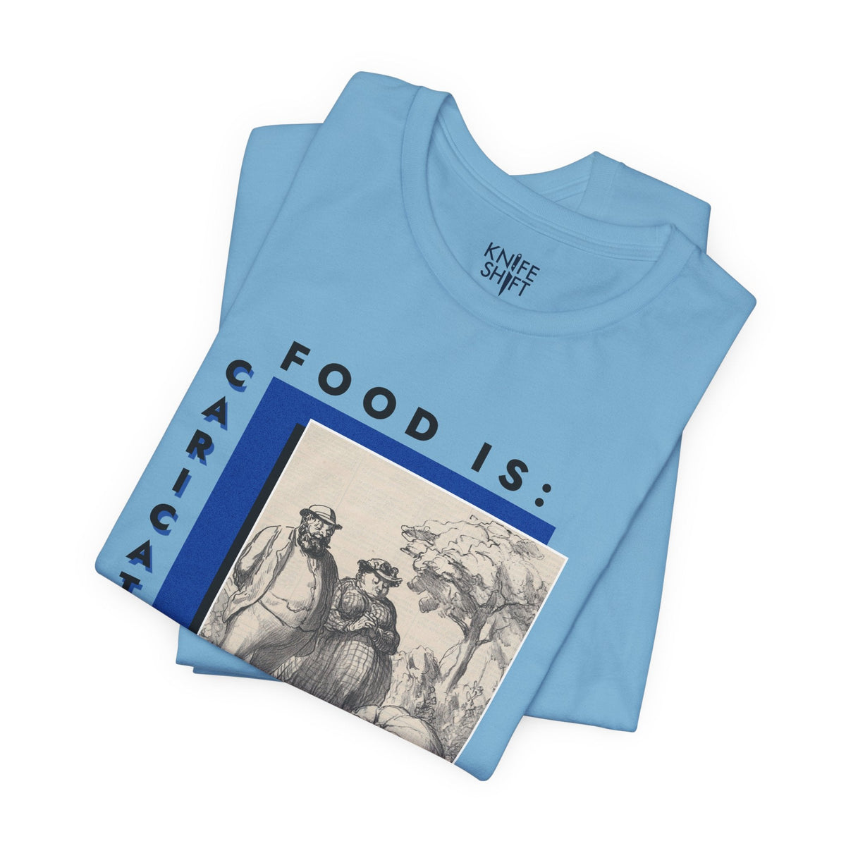 Food is: Caricature | Unisex T-Shirt - The King of Pumpkins-T-Shirt-gift ideas for foodies-Knife Shift