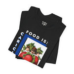 Food is: Caricature | Unisex T-Shirt - Three Radish People-T-Shirt-gift ideas for foodies-Knife Shift