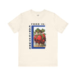 Food is: Caricature | Unisex T-Shirt - Three Radish People-T-Shirt-gift ideas for foodies-Knife Shift