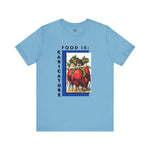 Food is: Caricature | Unisex T-Shirt - Three Radish People-T-Shirt-gift ideas for foodies-Knife Shift