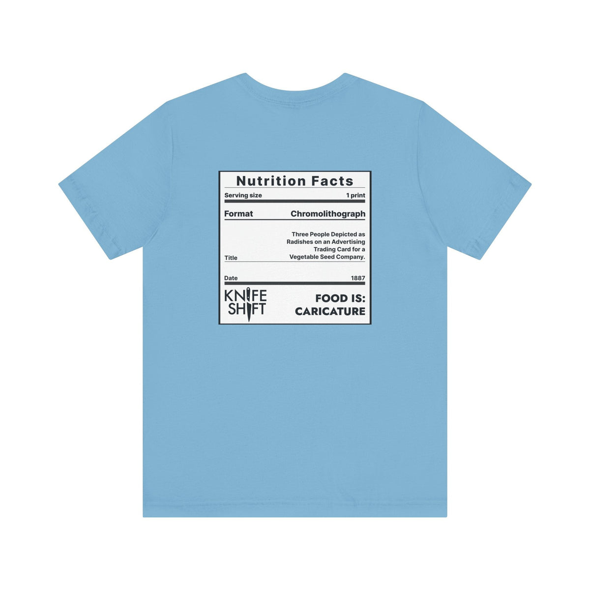 Food is: Caricature | Unisex T-Shirt - Three Radish People-T-Shirt-gift ideas for foodies-Knife Shift