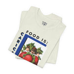 Food is: Caricature | Unisex T-Shirt - Three Radish People-T-Shirt-gift ideas for foodies-Knife Shift