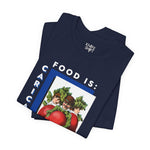 Food is: Caricature | Unisex T-Shirt - Three Radish People-T-Shirt-gift ideas for foodies-Knife Shift