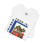 Food is: Caricature | Unisex T-Shirt - Three Radish People-T-Shirt-gift ideas for foodies-Knife Shift