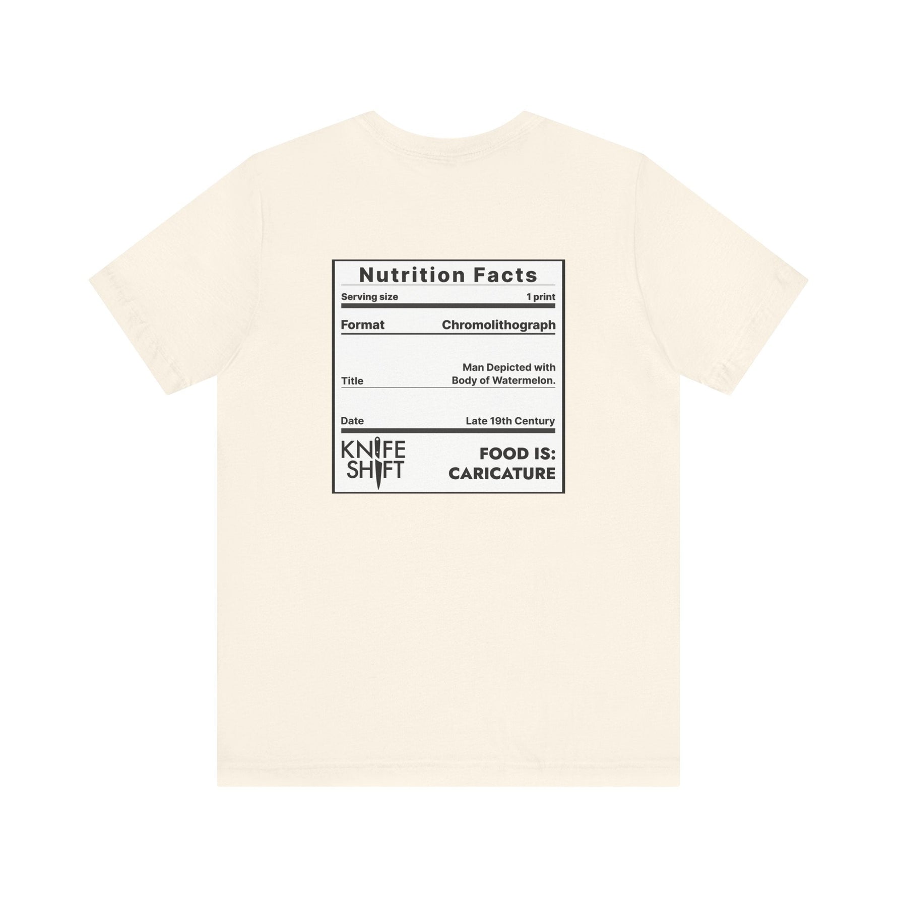 Food is: Caricature | Unisex T-Shirt - Watermelon Man-T-Shirt-gift ideas for foodies-Knife Shift