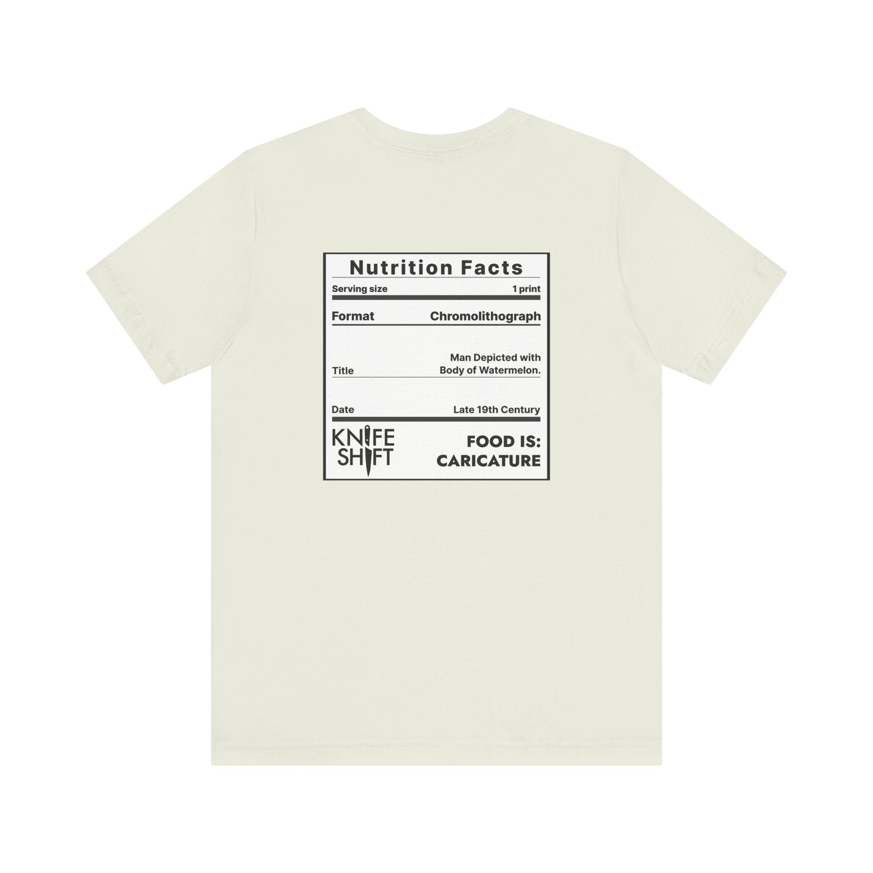 Food is: Caricature | Unisex T-Shirt - Watermelon Man-T-Shirt-gift ideas for foodies-Knife Shift