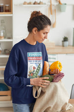 Food is: Propaganda | Unisex Sweatshirt - WWII Victory Garden-Sweatshirt-gift ideas for foodies-Knife Shift