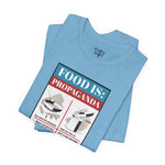 Food is: Propaganda | Unisex T-Shirt - Save Waste Fats-T-Shirt-gift ideas for foodies-Knife Shift