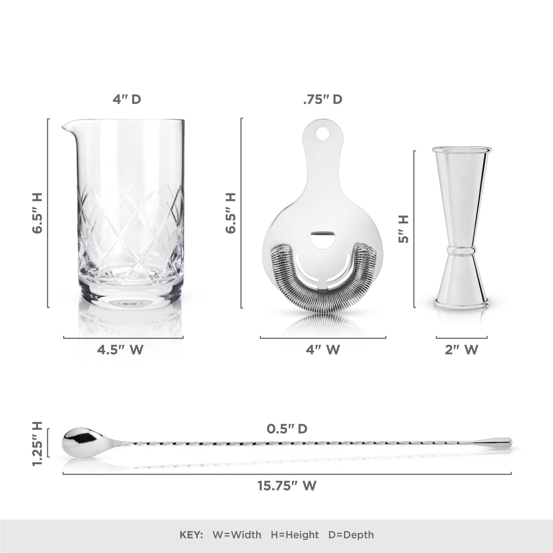 4-Piece Harrison Barware Set - Knife Shift