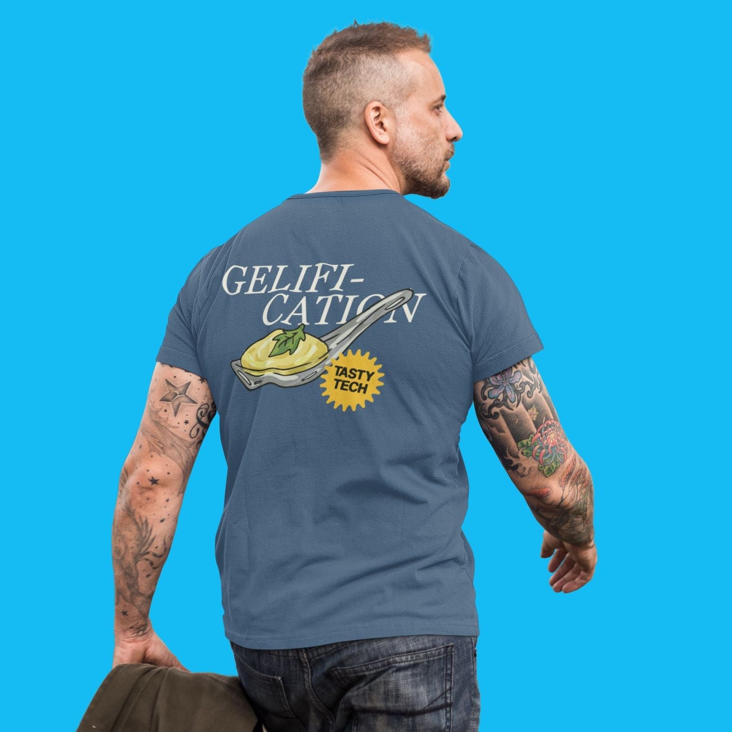 Gelification Technique - Unisex Heavyweight T-shirt-T-Shirt-gift ideas for foodies-Knife Shift