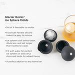 Glacier Ice Sphere Molds Set of 4 - Knife Shift