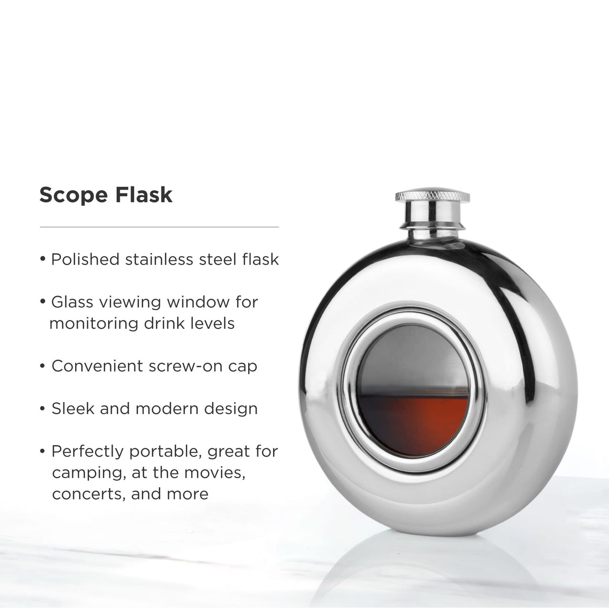 Irving Stainless Steel Scope Flask - Knife Shift