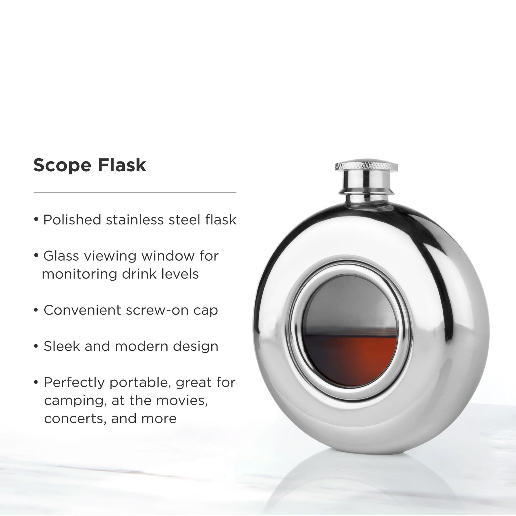 Irving Stainless Steel Scope Flask - Knife Shift