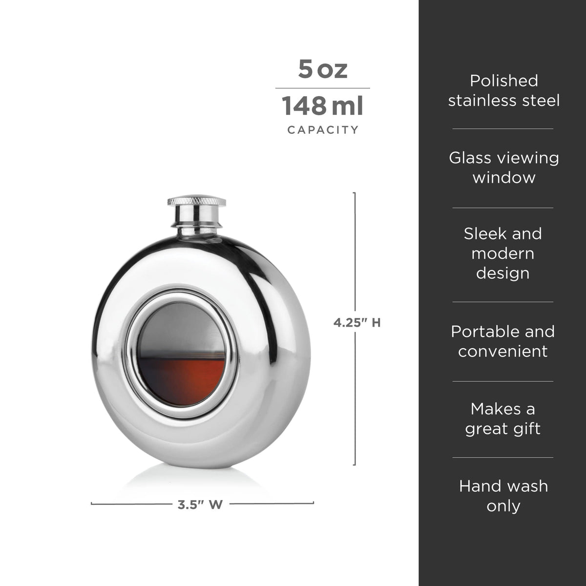 Irving Stainless Steel Scope Flask - Knife Shift
