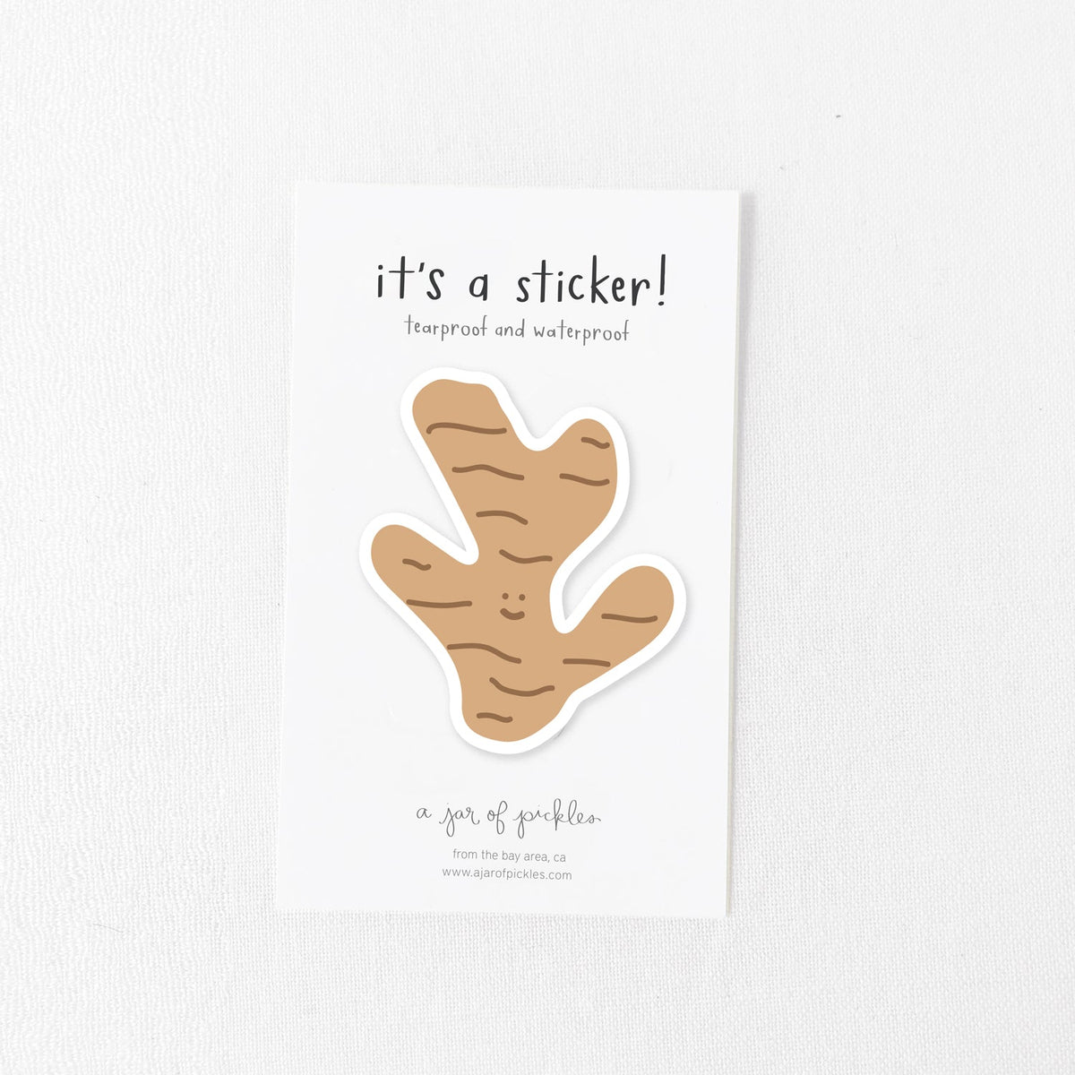 Ginger Vinyl Sticker - Knife Shift