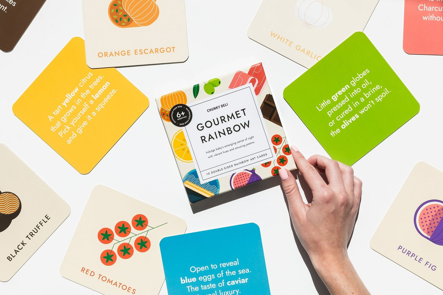 Gourmet Rainbow Art Cards - Knife Shift