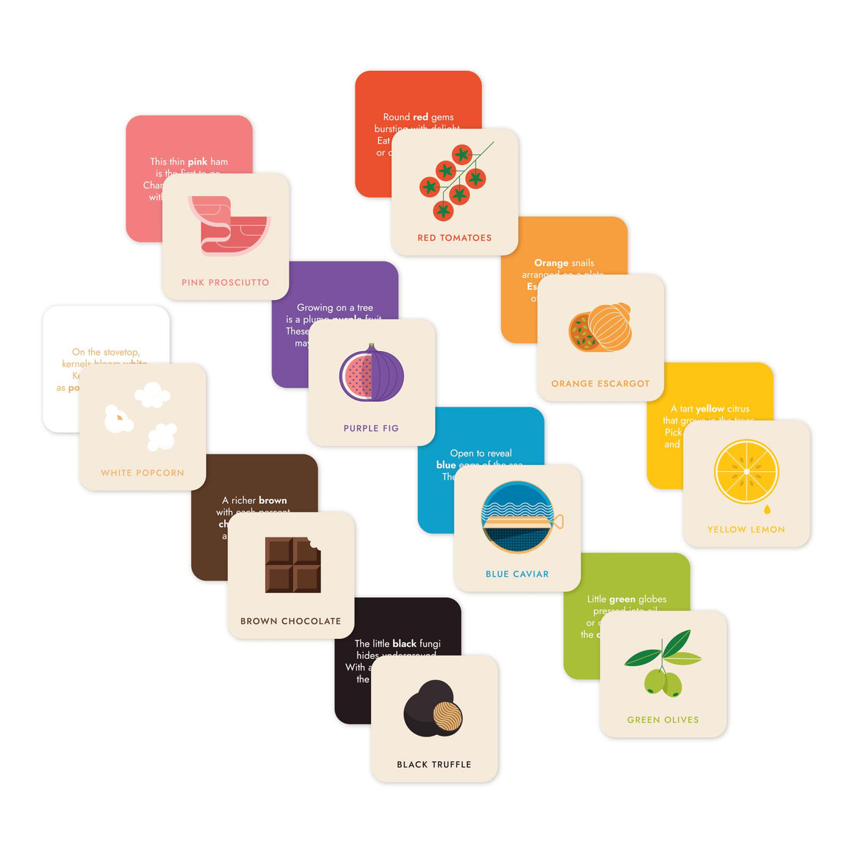 Gourmet Rainbow Art Cards - Knife Shift