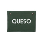 Queso Small Canvas Flag - Knife Shift