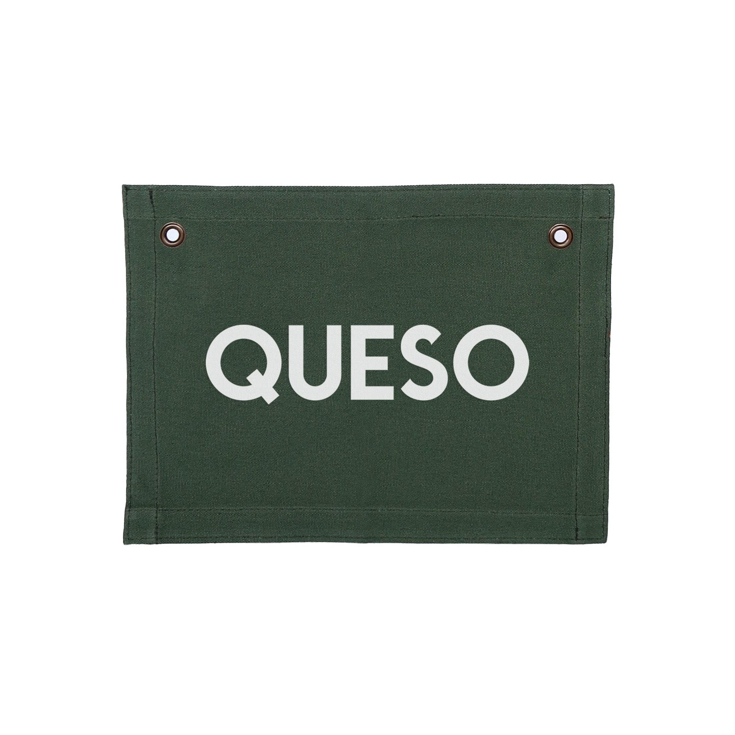 Queso Small Canvas Flag - Knife Shift