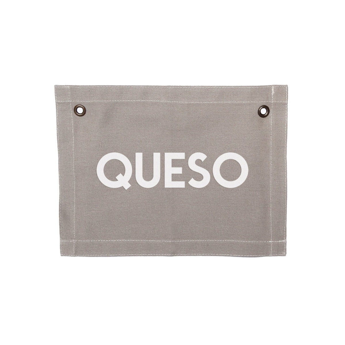 Queso Small Canvas Flag - Knife Shift