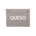 Queso Small Canvas Flag - Knife Shift