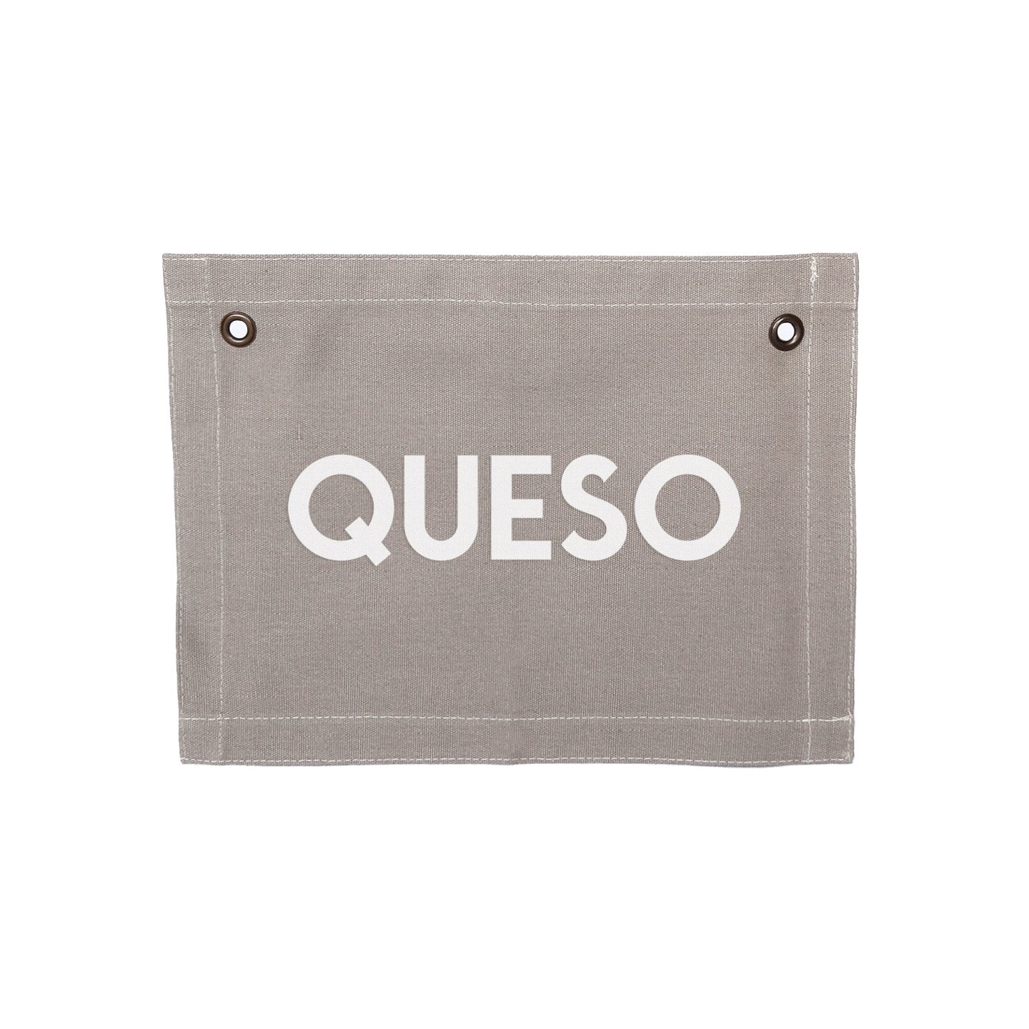 Queso Small Canvas Flag - Knife Shift