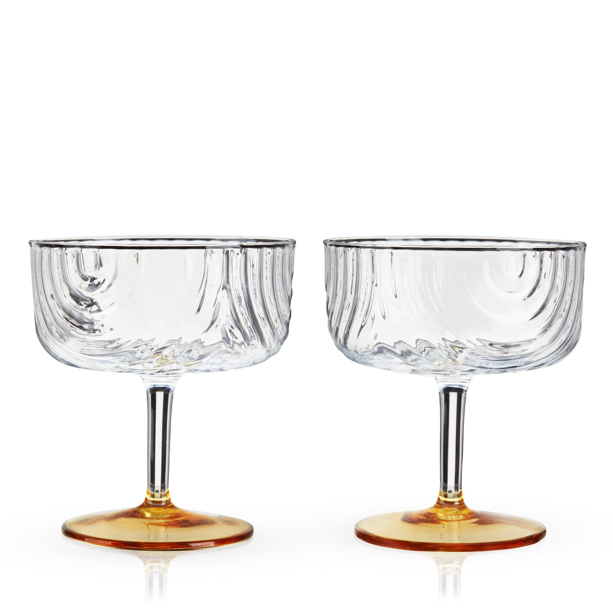 Gatsby Coupe Glasses Set of 2 - Knife Shift