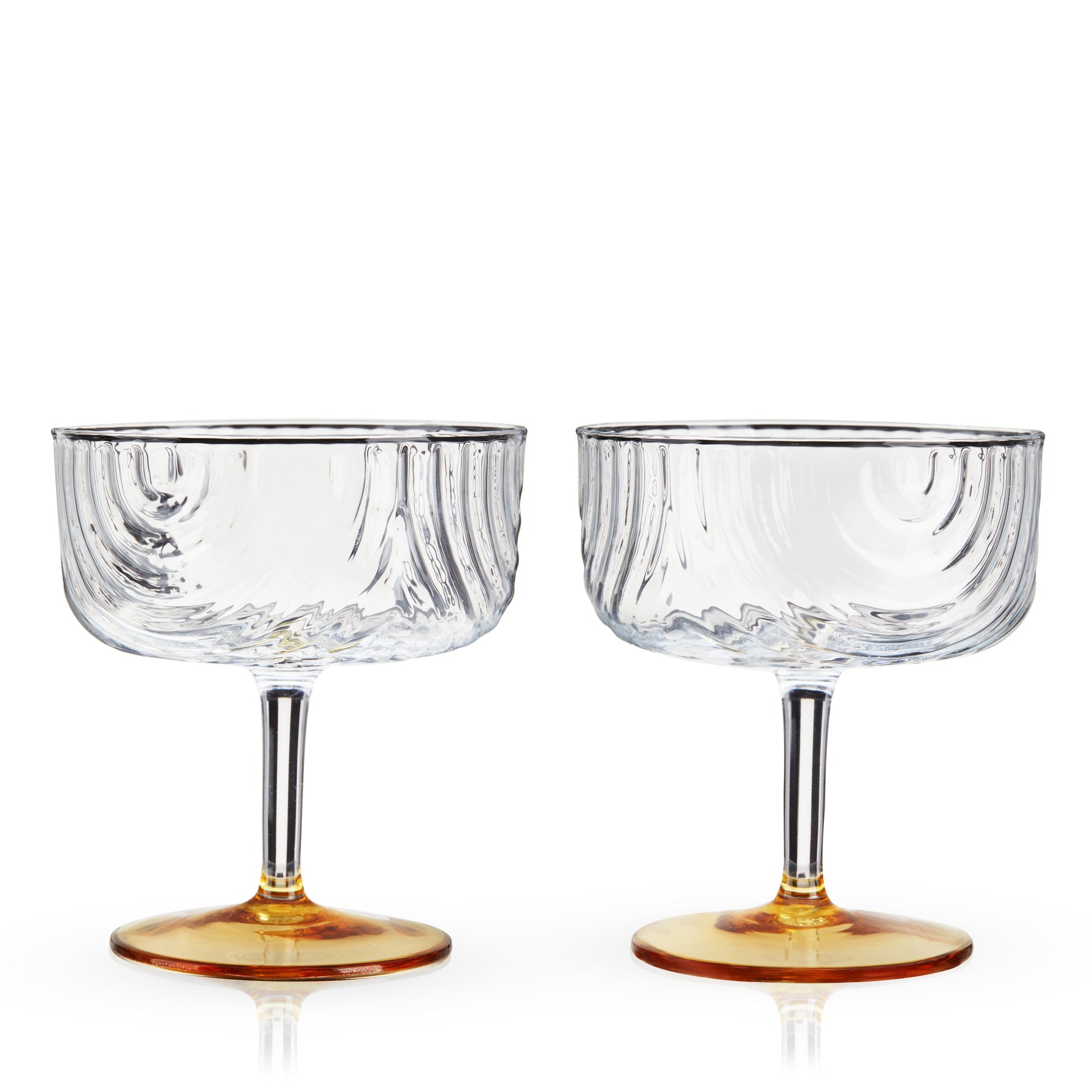 Gatsby Coupe Glasses Set of 2 - Knife Shift