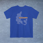 Havarti Cheese Map - Pocket T-shirt-T-Shirt-gift ideas for foodies-Knife Shift