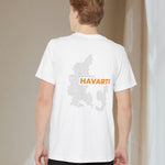 Havarti Cheese Map - Pocket T-shirt-T-Shirt-gift ideas for foodies-Knife Shift