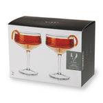 Admiral Crystal Coupe Glasses - Knife Shift