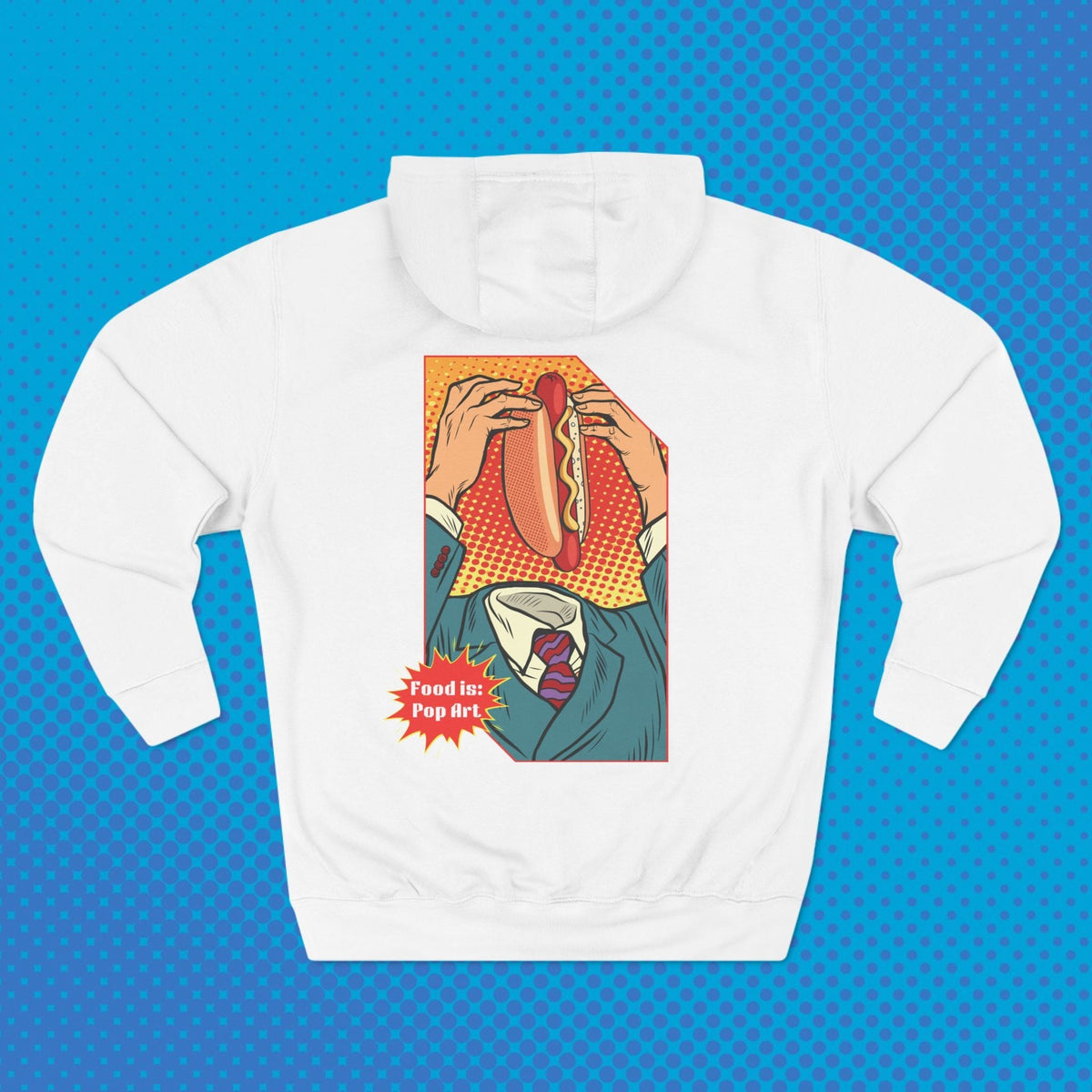 Hotdog Head Snatchers - Food Pop Art Hoodie-Hoodie-gift ideas for foodies-Knife Shift