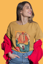 Hotdog Head Snatchers - Food Pop Art Unisex Tee-T-Shirt-gift ideas for foodies-Knife Shift