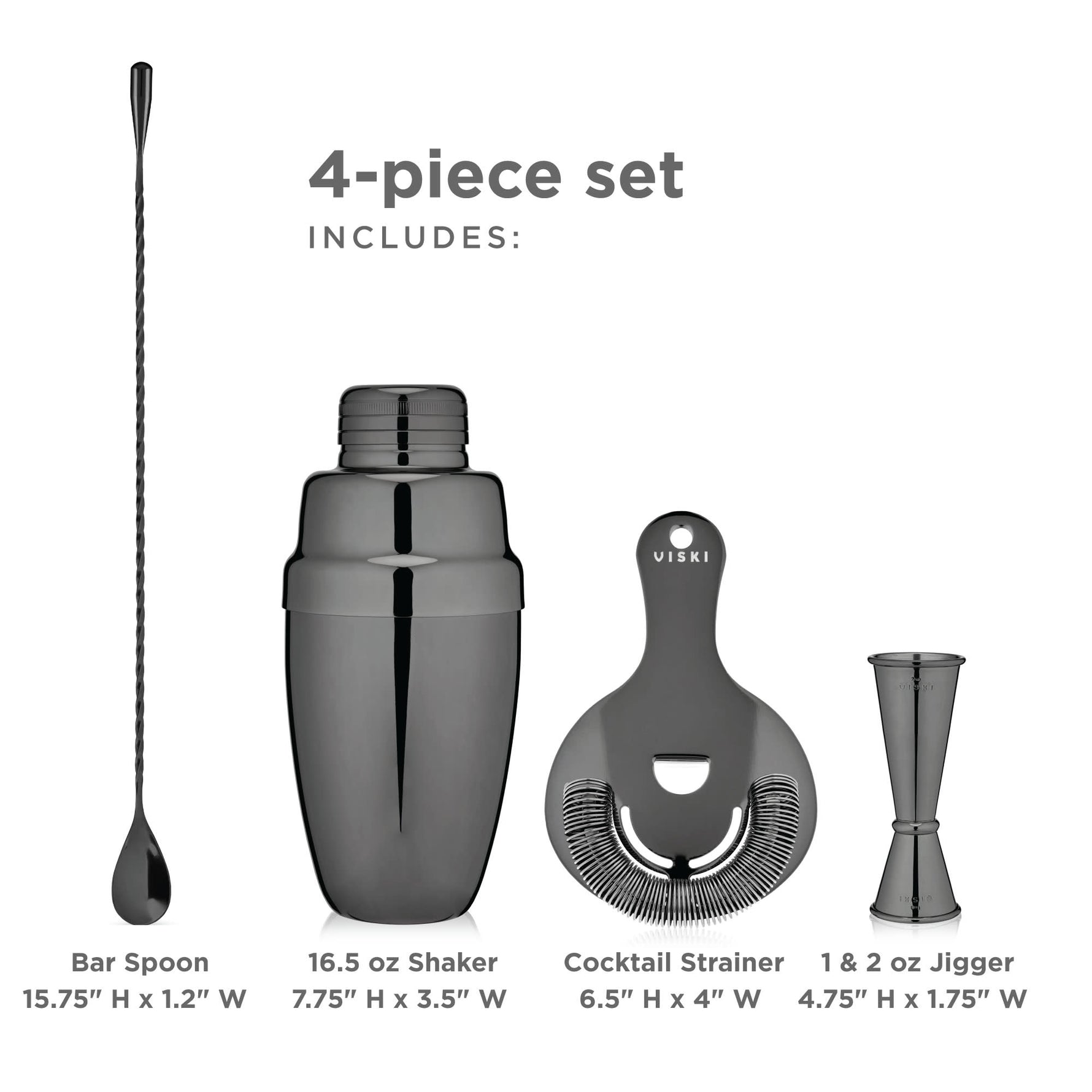4-Piece Warren Barware Set - Knife Shift