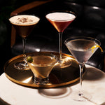 Admiral Crystal Martini Glasses - Knife Shift