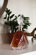 Admiral Crystal Irish Cut Whiskey Decanter - Knife Shift