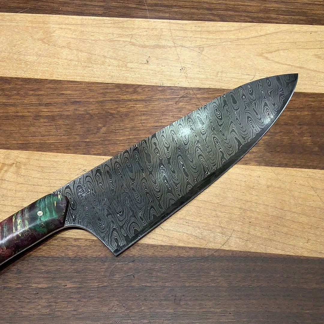 Damascus Euro Chef - Knife Shift
