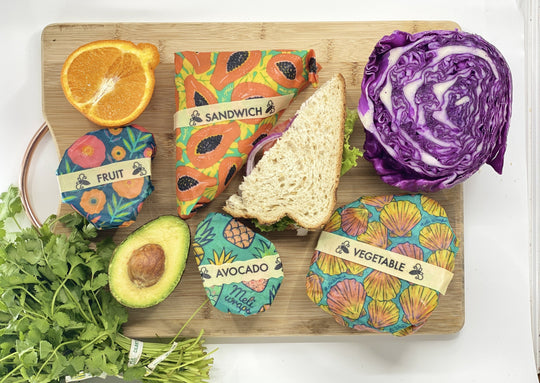 Buzz Words- Beeswax Wrap Food Labels - Knife Shift