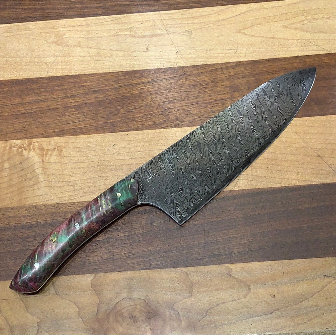 Damascus Euro Chef - Knife Shift