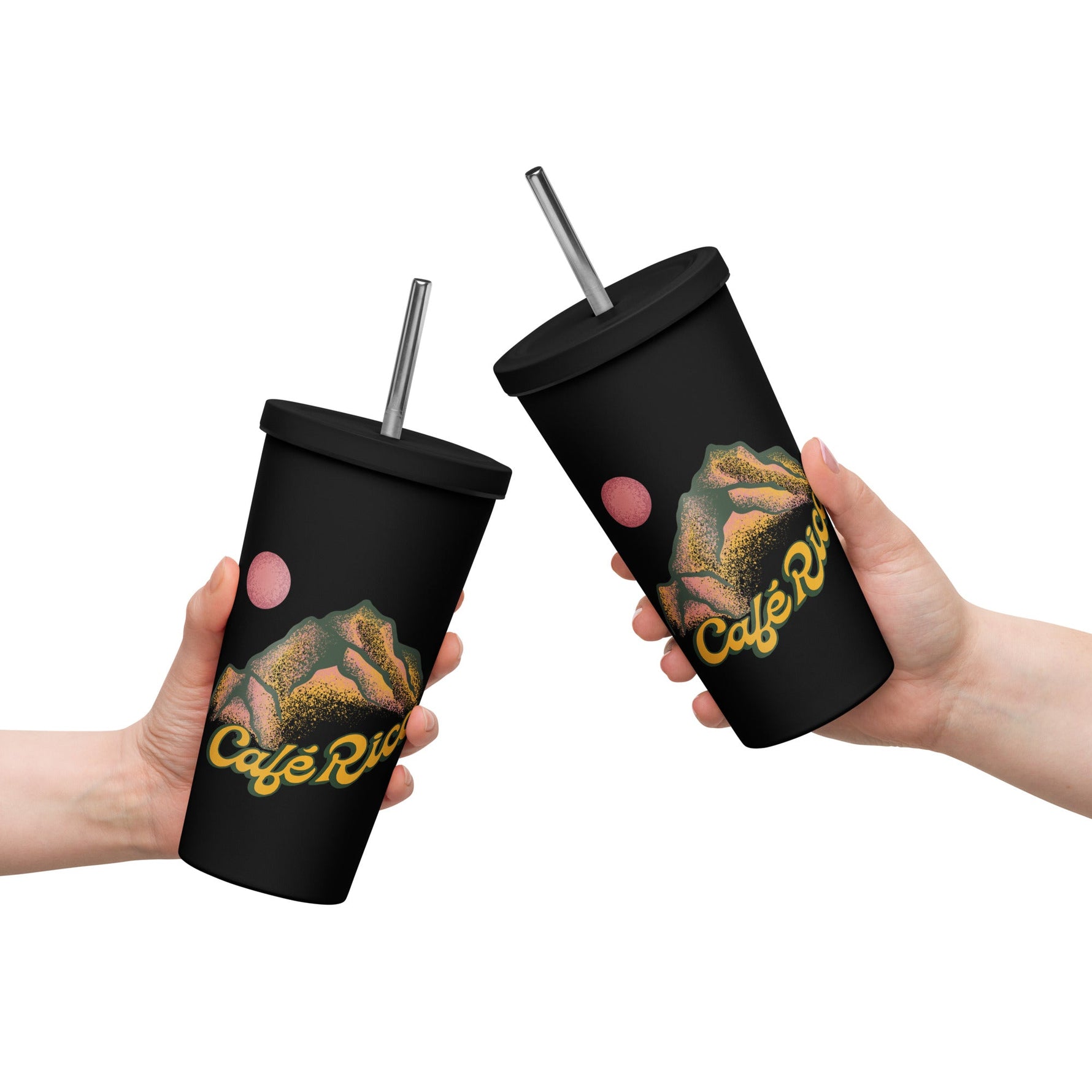 Rincón de la Vieja Mountain Tumbler w/ Straw - Knife Shift