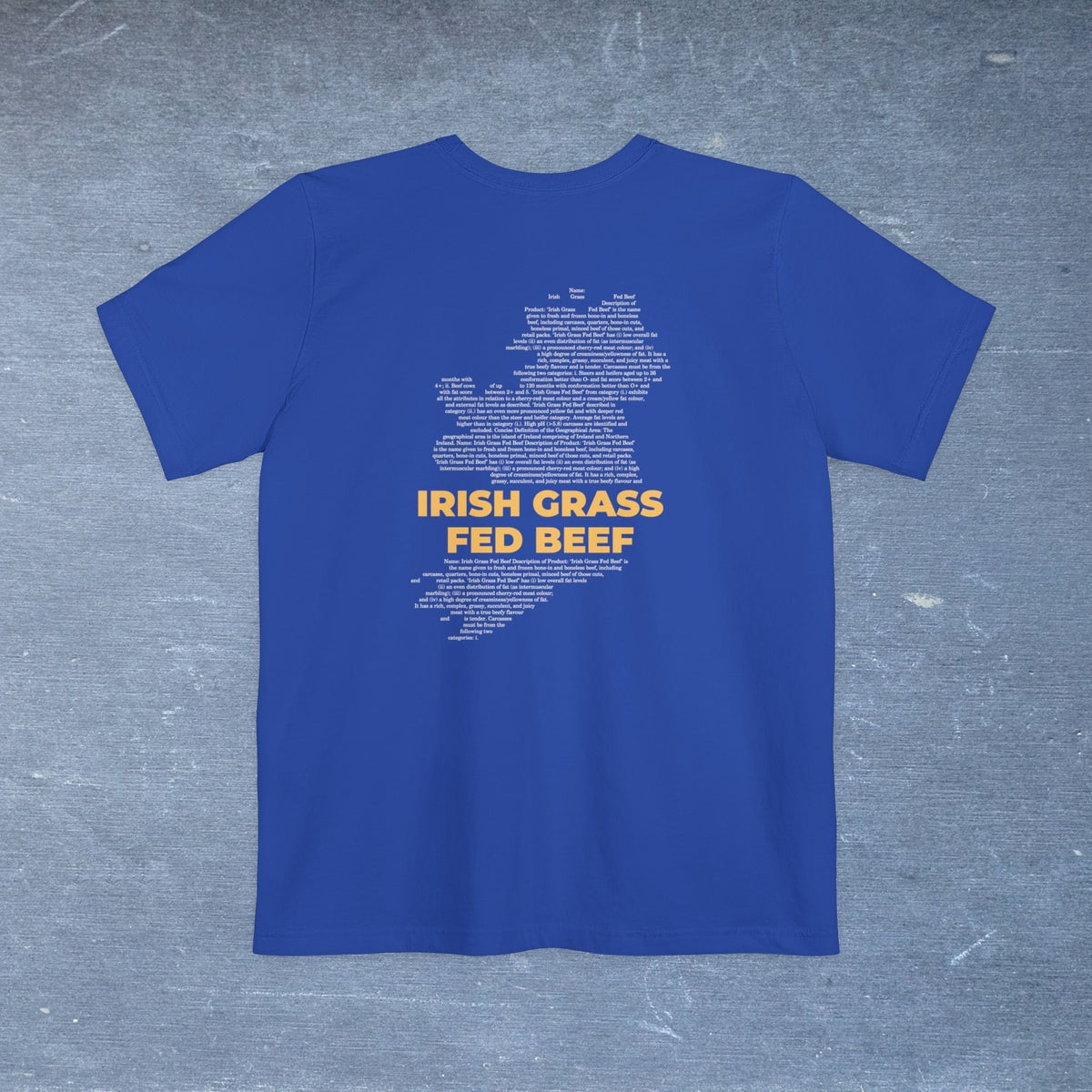 Irish Grass Fed Beef - Pocket T-shirt-T-Shirt-gift ideas for foodies-Knife Shift