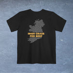 Irish Grass Fed Beef - Pocket T-shirt-T-Shirt-gift ideas for foodies-Knife Shift