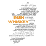 Irish Whiskey Map - Pocket T-shirt-T-Shirt-gift ideas for foodies-Knife Shift